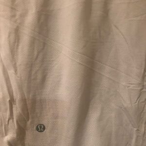 Lululemon white athletic t shirt